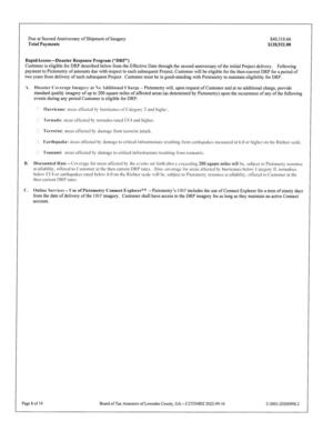 [Customer is eligible for DRP described below from the Effective Date through the second anniversary of the initial Project delivery. Following]