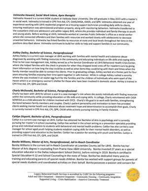 [pursuing her master’s in school counseling. Caitlyn has worked in the school setting as a prevention specialist providing]