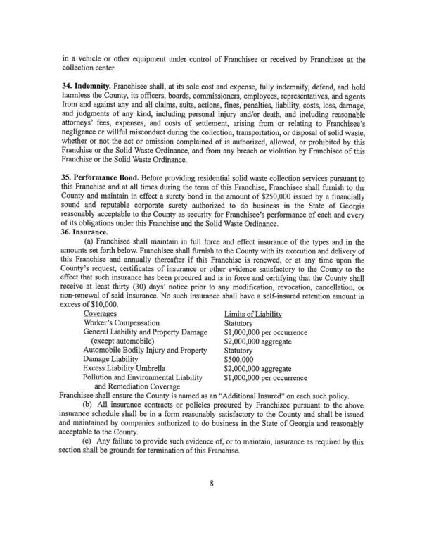 receive at least thirty (30) days’ notice prior to any modification, revocation, cancellation, or