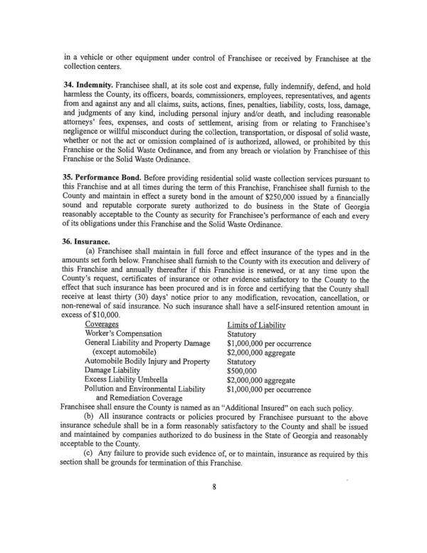 receive at least thirty (30) days’ notice prior to any modification, revocation, cancellation, or