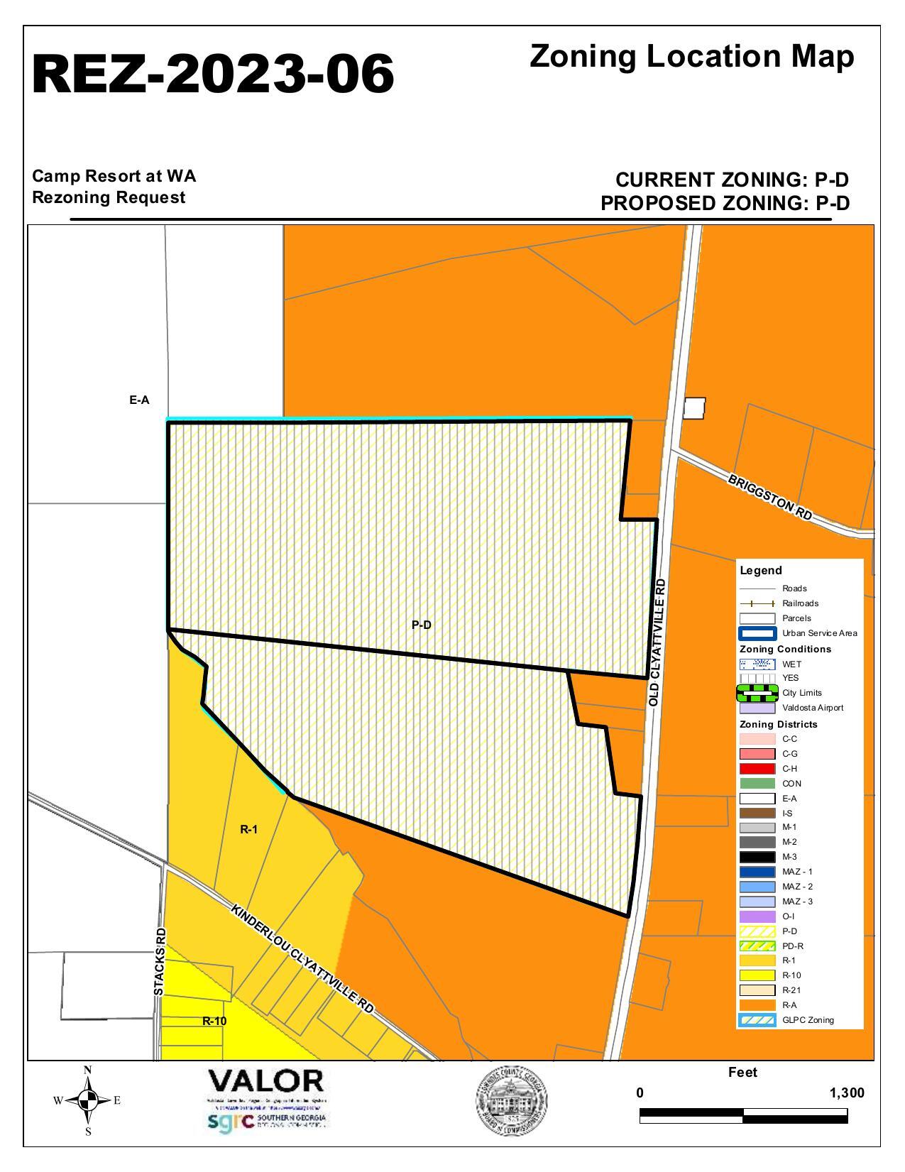 Zoning Location Map