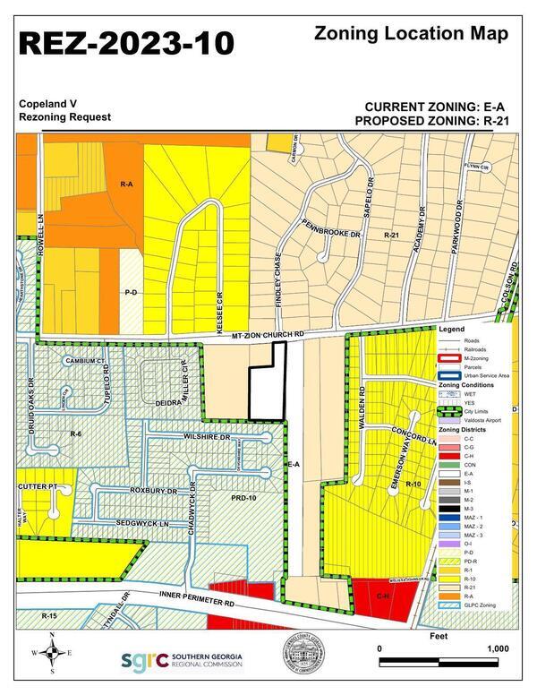 Zoning Location Map