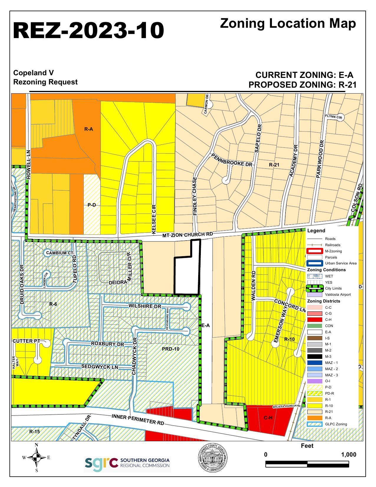 Zoning Location Map