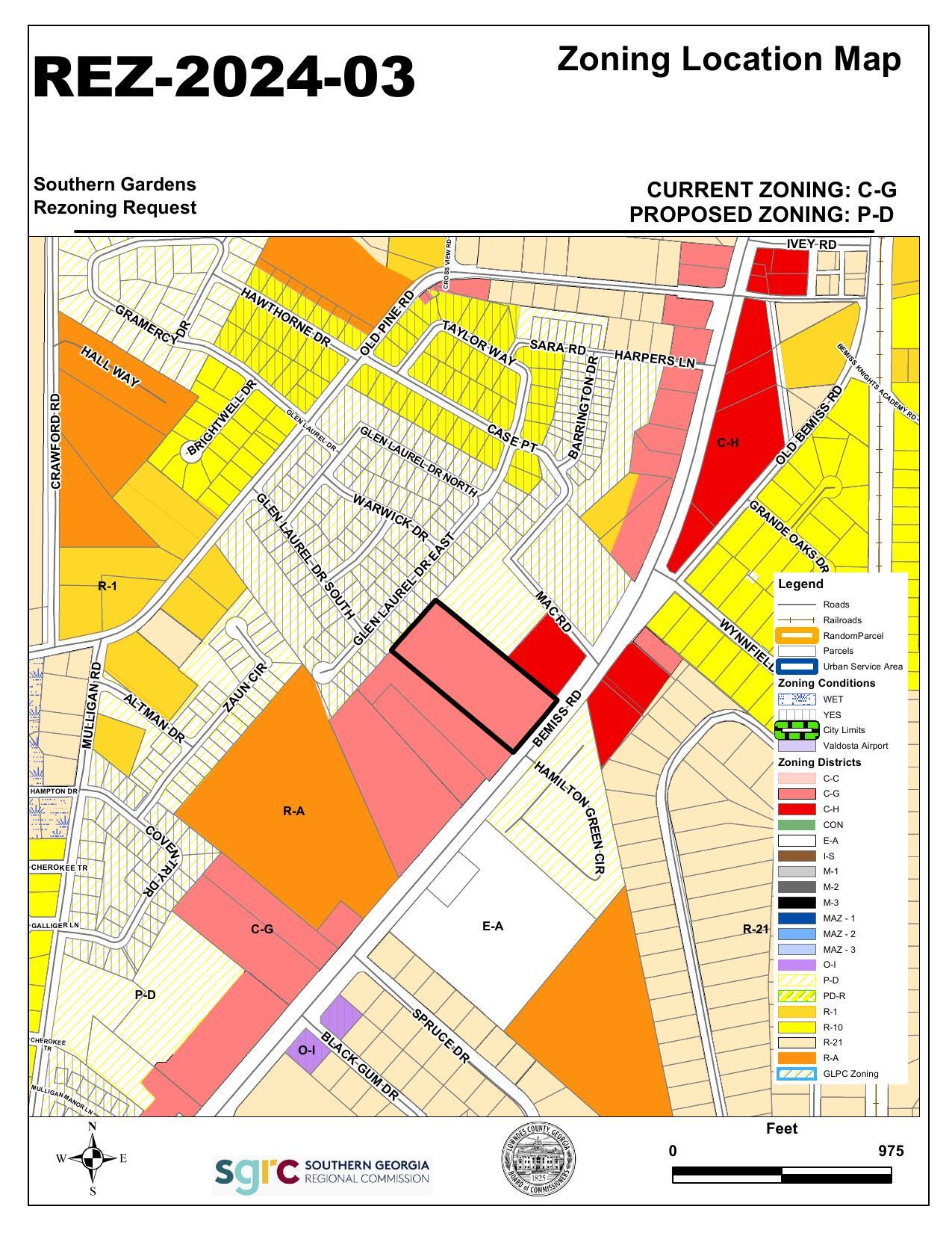 Zoning Location Map