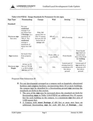 [Table 5.04.07(E)(4). Design Standards for Permanent On-site signs.]