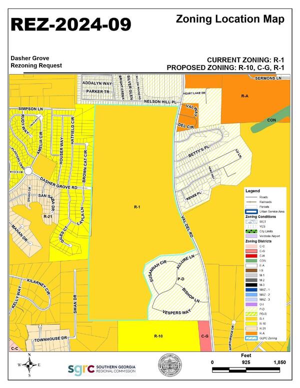 Zoning Location Map