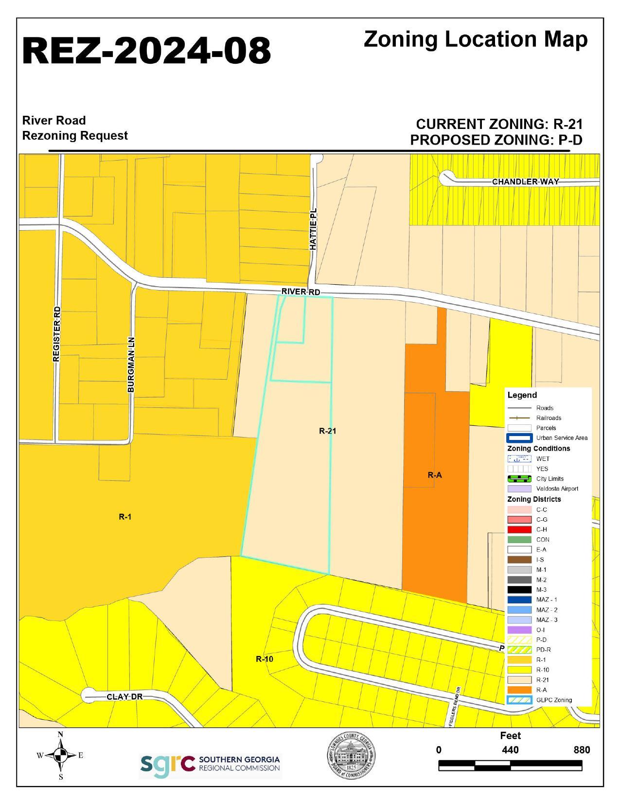 Zoning Location Map