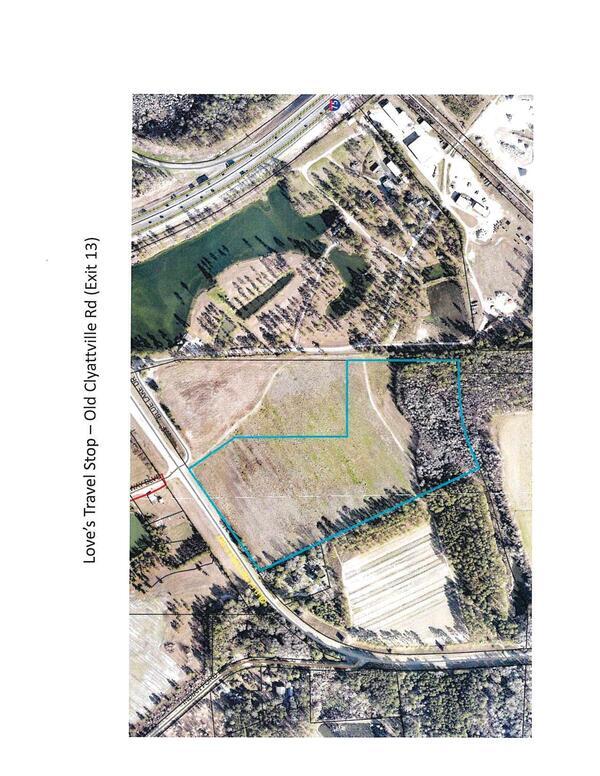 Aerial Map: Love's Travel Stop, Old Clyattville Rd (Exit 13)