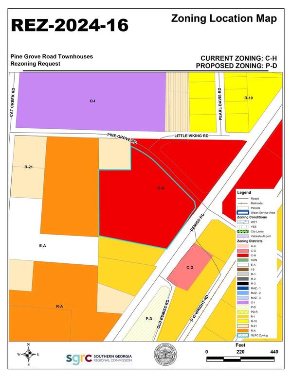 Zoning Location Map