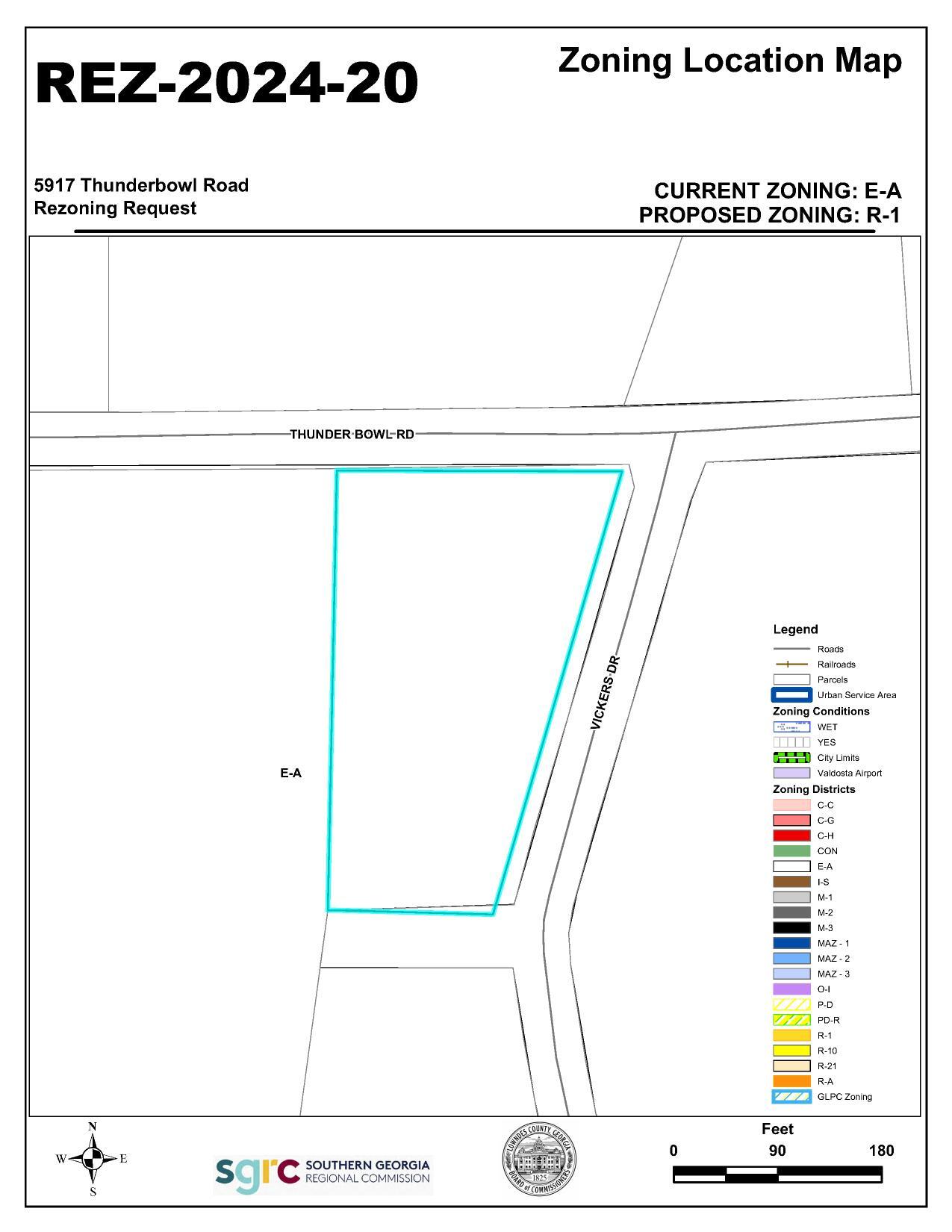 Zoning Location Map