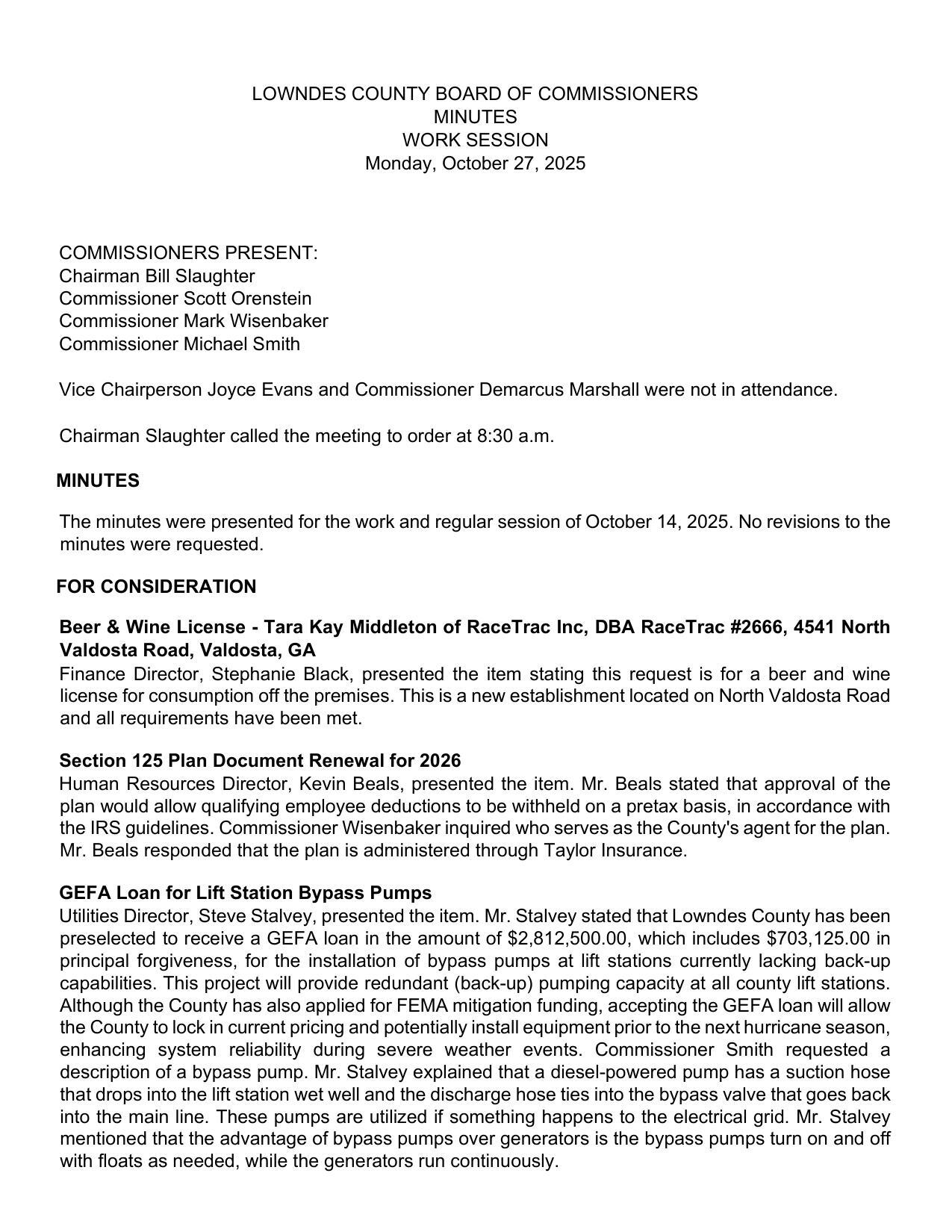 Section 125 Plan Document Renewal for 2026