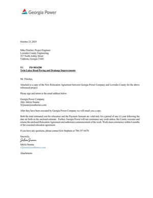 [Georgia Power request letter.]