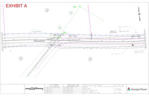 [Map: Engineering for power line easement, Twin Lakes Road (2 of 14)]