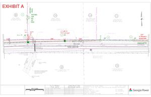 [Map: Engineering for power line easement, Twin Lakes Road (8 of 14)]