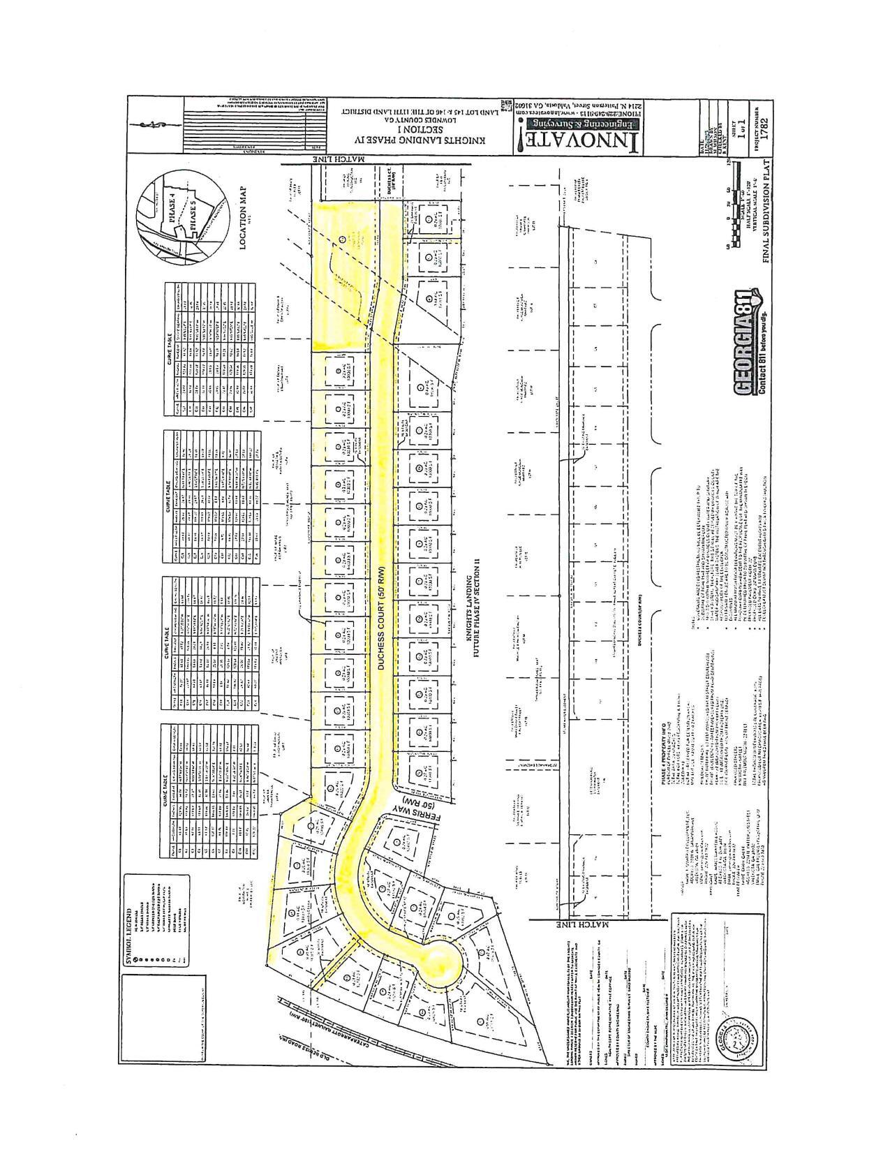 Map: Knights Landing Phase IV Section 1