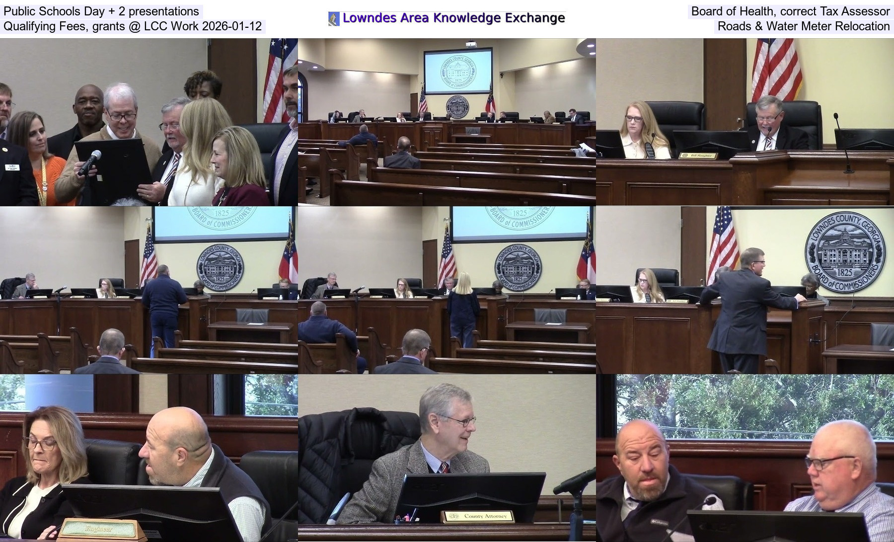 Collage @ LCC Work Session, 12 January 2026