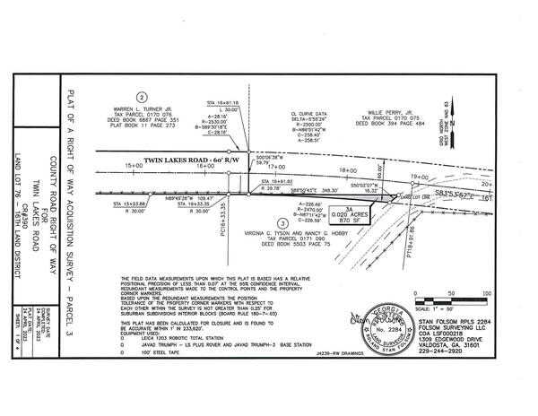 Survey: VIRGINIA G. TYSON AND NANCY G. HOBBY (1 of 4)