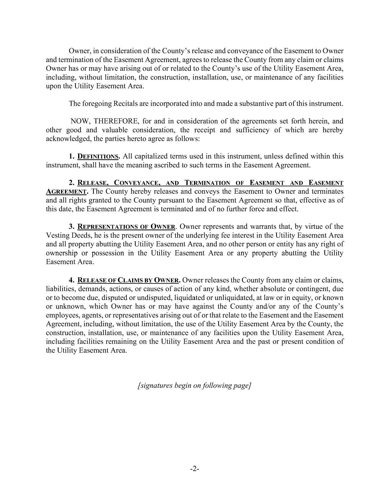 NOW, THEREFORE, for and in consideration of the agreements set forth herein, and