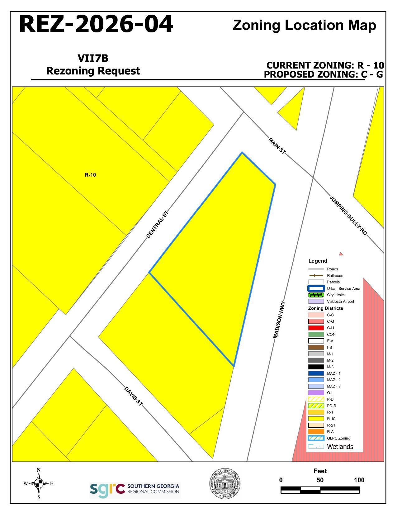 Zoning Location Map