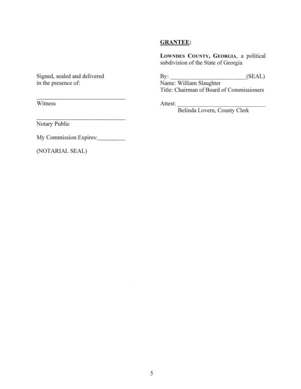 Signed, sealed,* and delivered