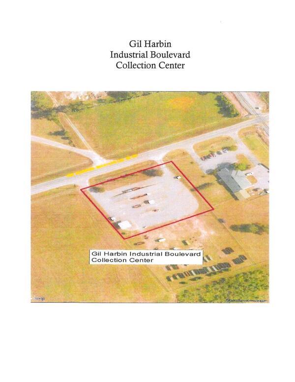 Aerial Map: Gil Harbin Industrial Boulevard Collection Center