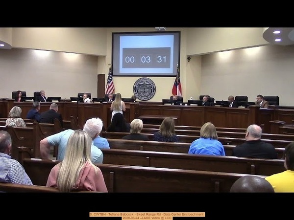 [8. CWTBH - Tetiana Babcock - Skeet Range Rd - Data Center Encroachment, 2026-03-24 --LAKE video @ LCC]
