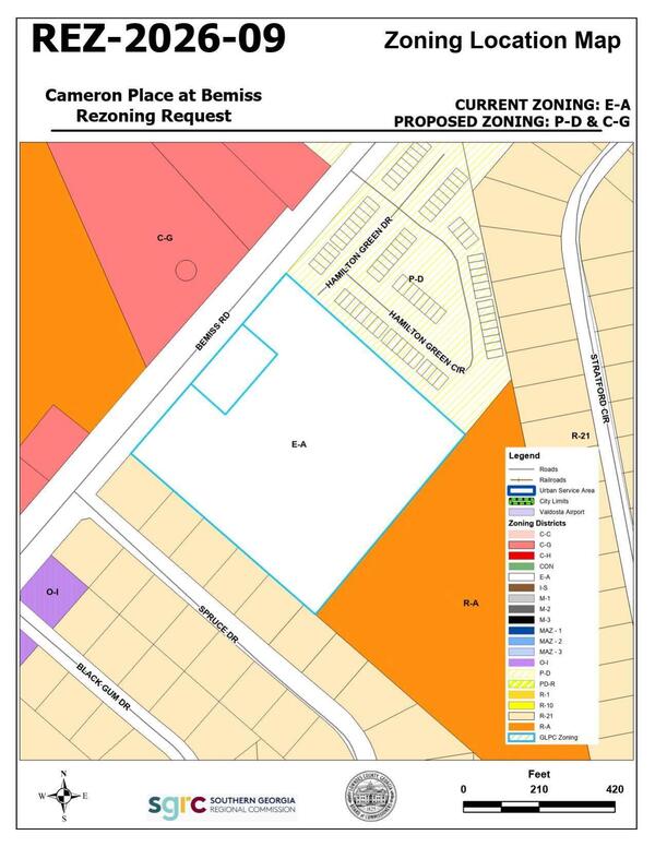 Zoning Location Map
