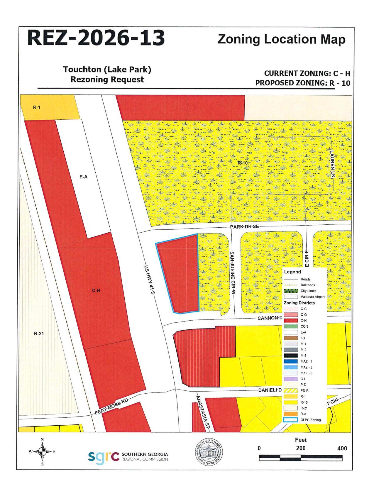 Zoning Location Map