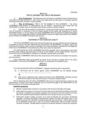[DEPARTMENT of written Notice to Proceed for each Phase as outline in Article I.D above.]