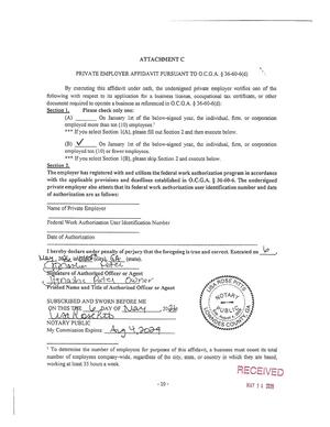 [' To determine the number of employees for purposes of this affidavit, a business must count its total]