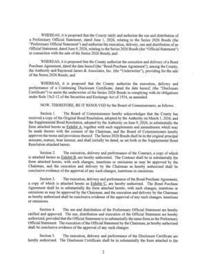 [NOW, THEREFORE, BE IT RESOLVED by the Board of Commissioners, as follows:]