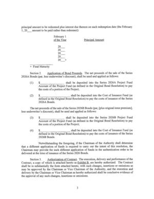[Section 2. Application of Bond Proceeds. The net proceeds of the sale of the Series]
