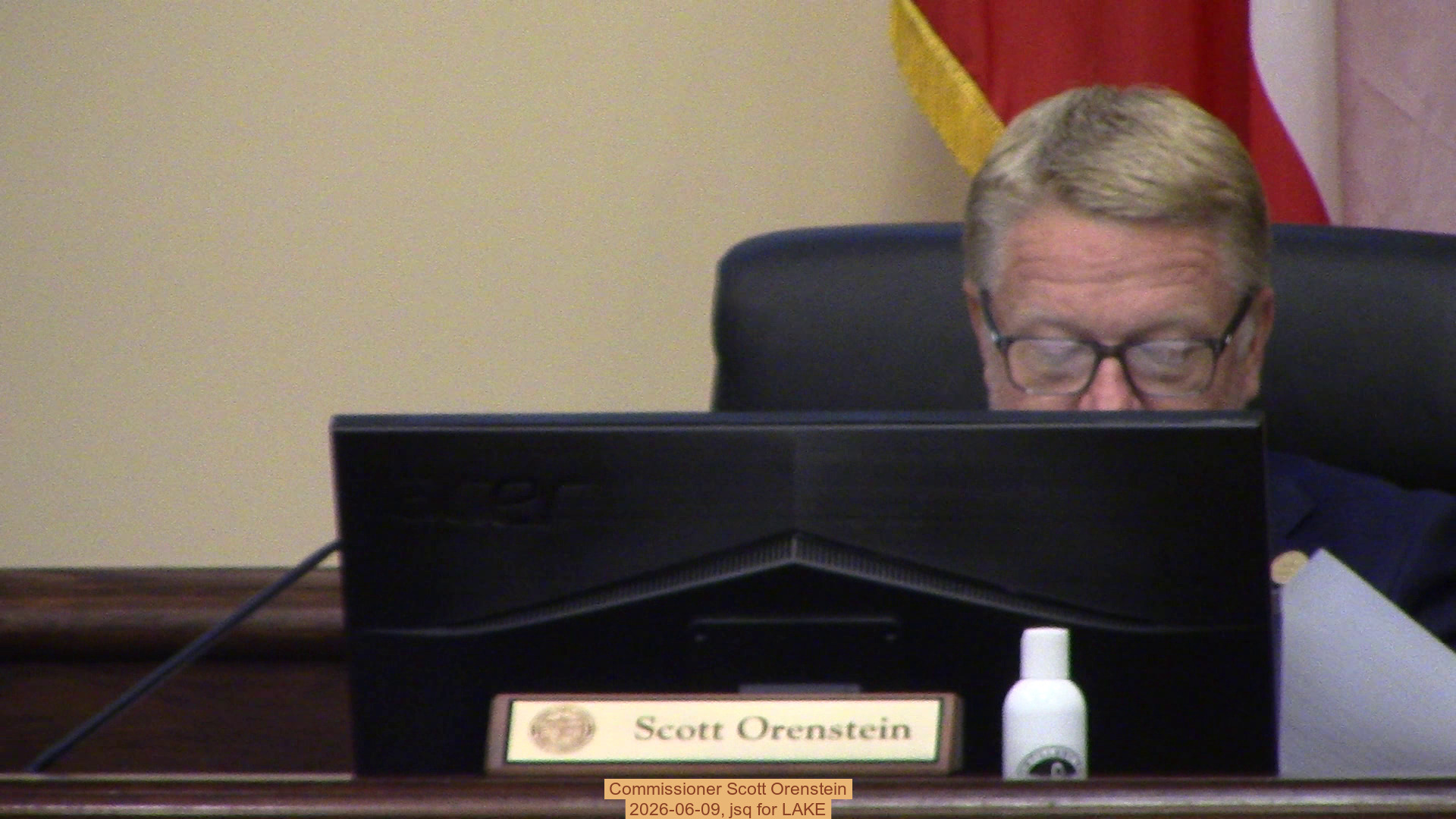 Commissioner Scott Orenstein, 2026-06-09, jsq for LAKE