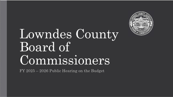 [FY 2025 — 2026 Public Hearing on the Budget]