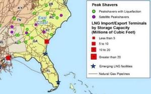 [Detail: U.S. Southeast LNG Facilities]