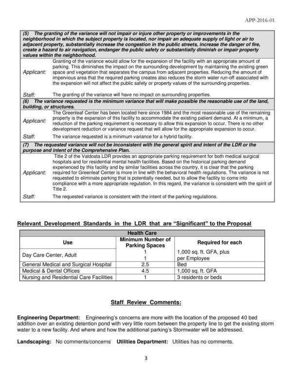 Relevant Deveopment Standards in the LDR