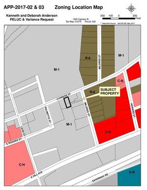 [Zoning Location Map]