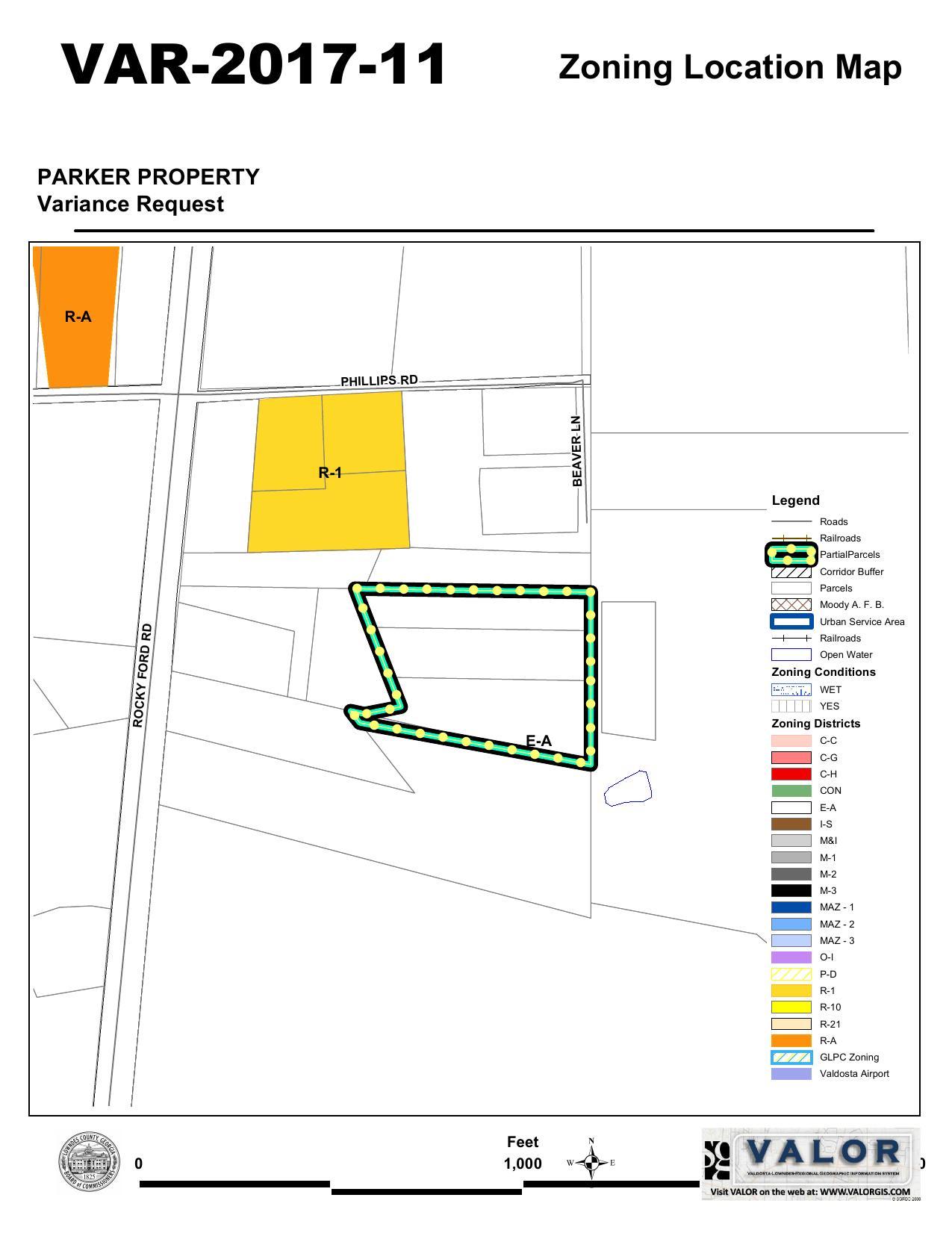 Zoning Location Map