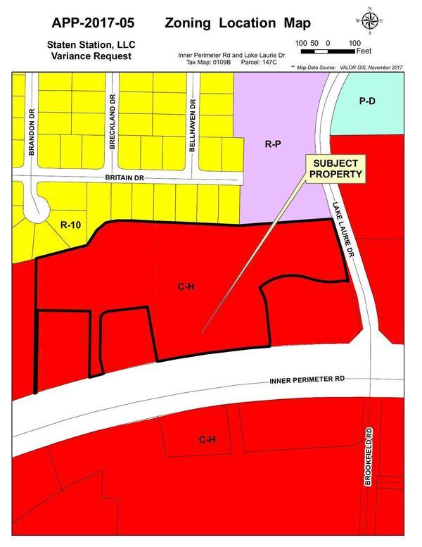 Zoning Location Map