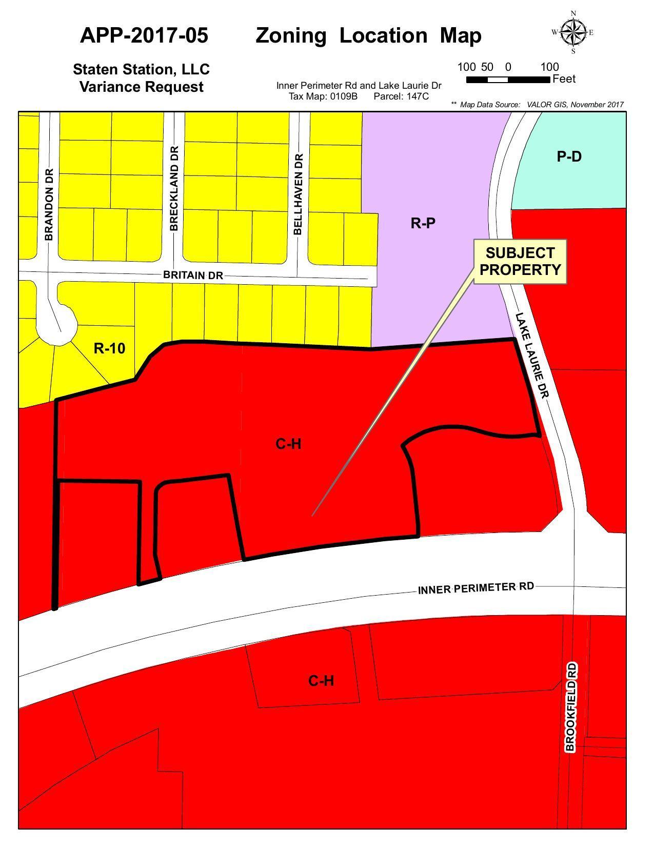 Zoning Location Map