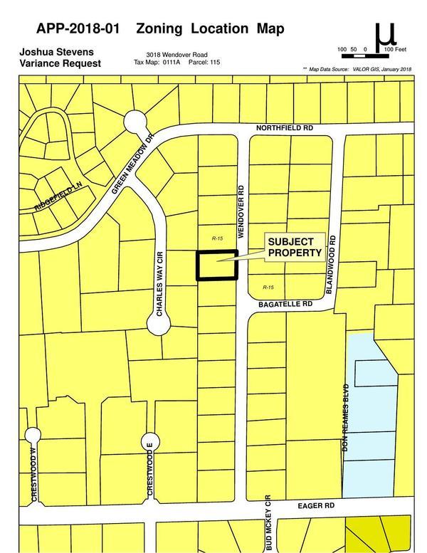 Zoning Location Map