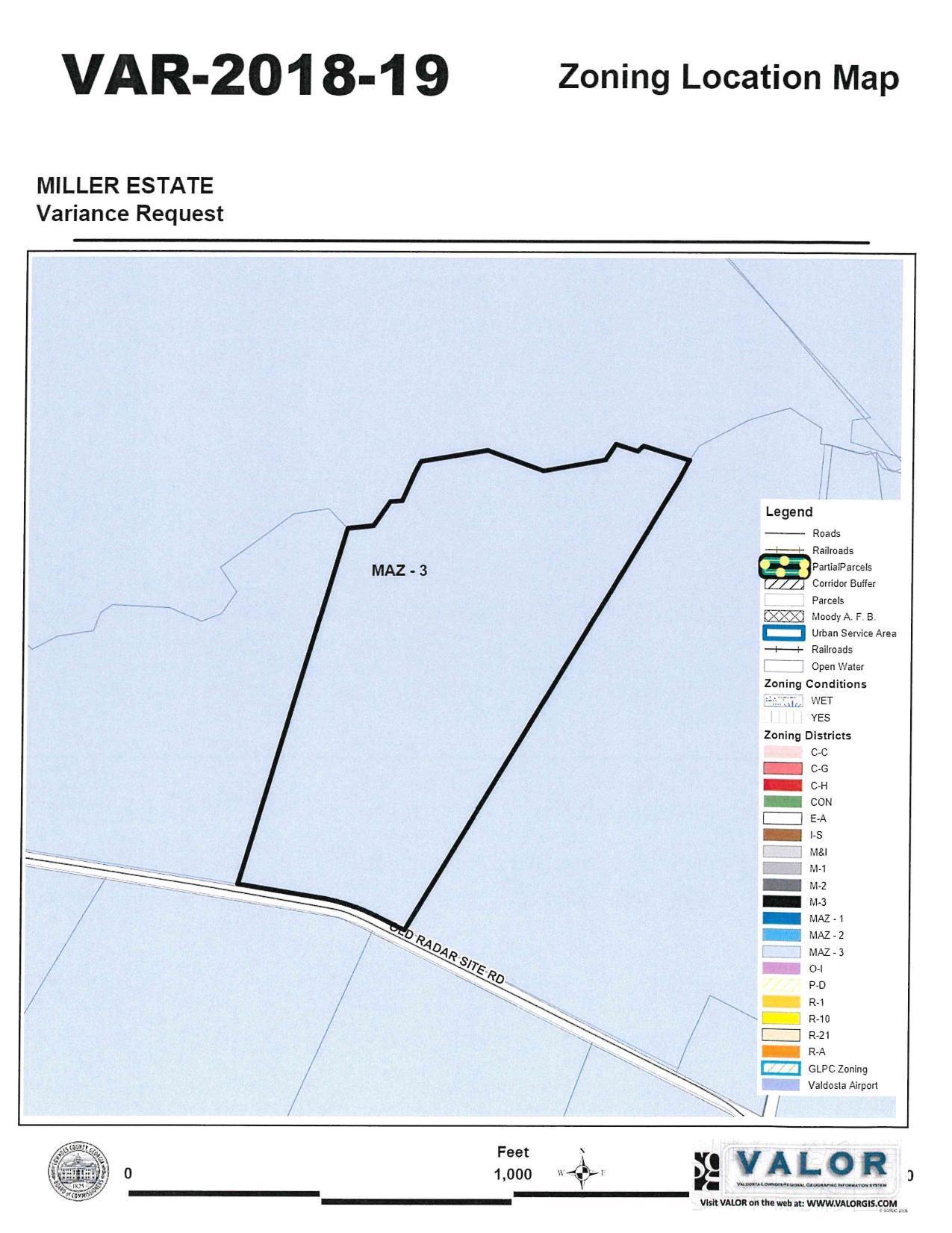 Zoning Location Map