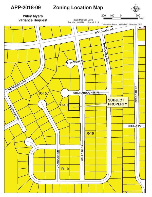 Zoning Location Map