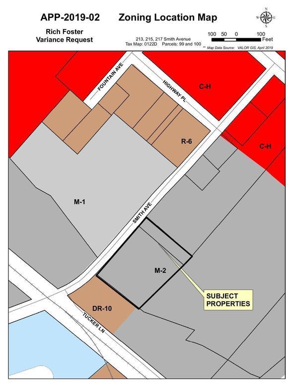 Zoning Location Map