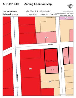 [Zoning Location Map]