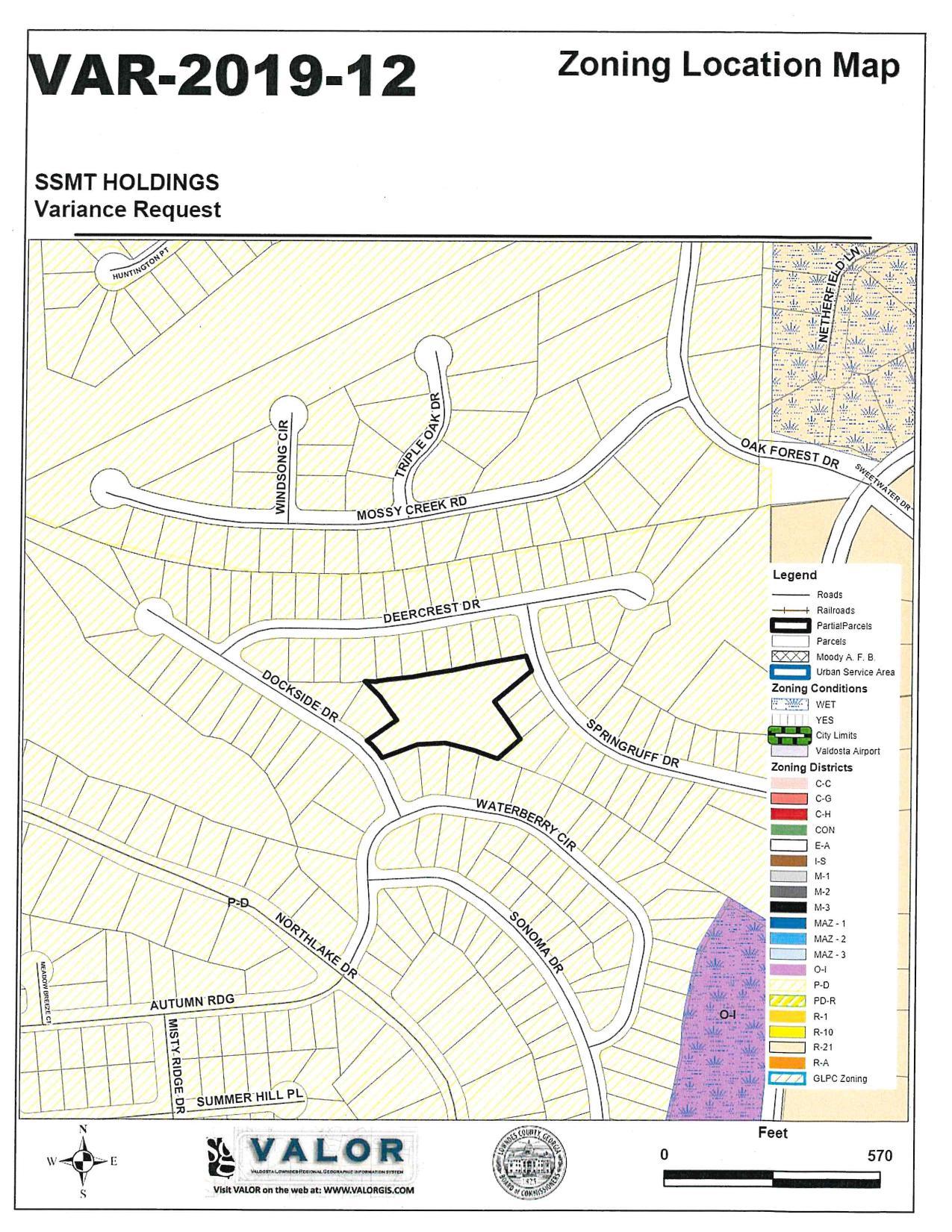 Zoning Location Map