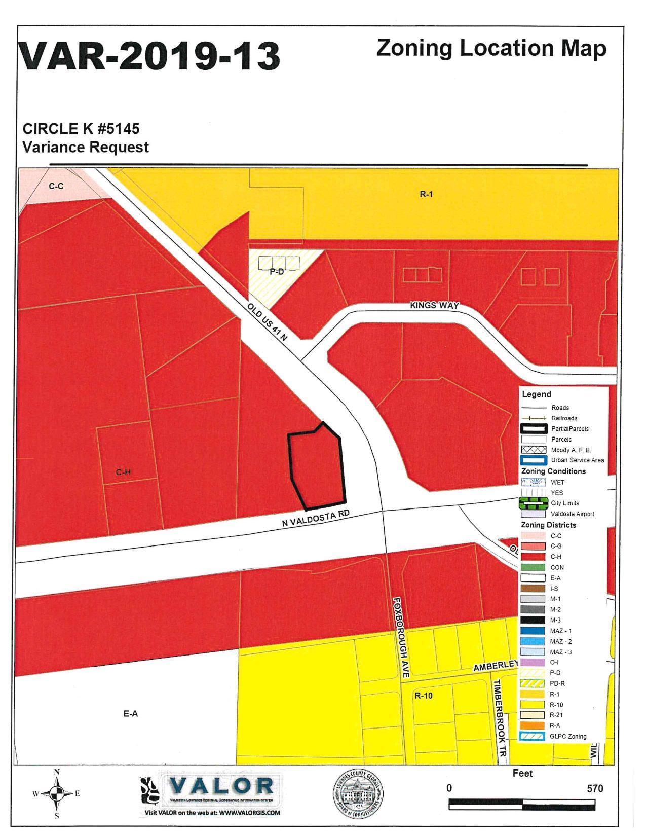 Zoning Location Map