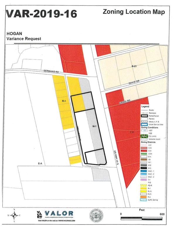 Zoning Location Map