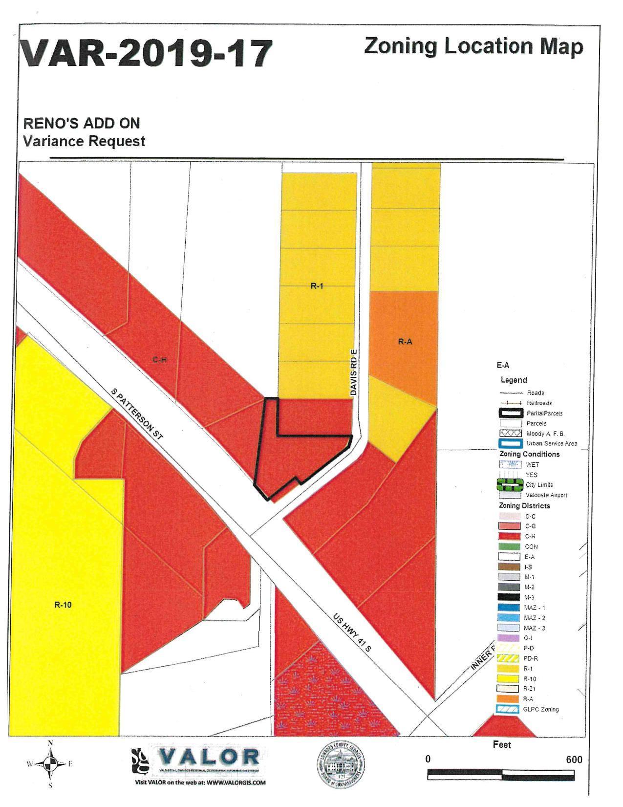 Zoning Location Map